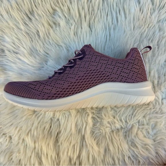 NWOT✨ Skechers Ultraflex Bungee Mauve Memory Foam Slip On Sneakers Womens Sz 6.5 - Picture 5 of 12